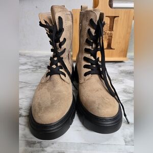 Limelight Tan Boots with Black Soles